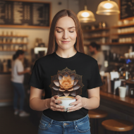 Picture of Sacred Lotus Bloom Unisex Ultra Cotton Zen Tee