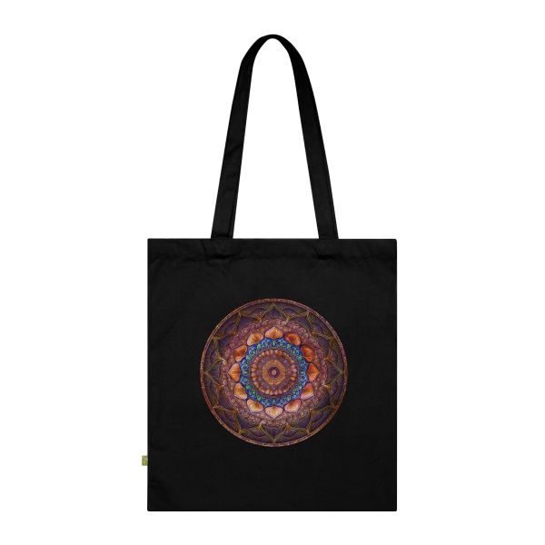 Bild von Sacred Mandala Organic Cotton Tote Bag | Eco-Chic & Conscious Carryall