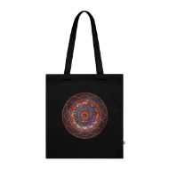 Bild von Sacred Mandala Organic Cotton Tote Bag | Eco-Chic & Conscious Carryall