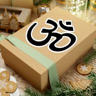 Picture of Sacred Om Symbol Kiss-Cut Vinyl Stickers - Yoga & Meditation Decor