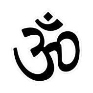 Picture of Sacred Om Symbol Kiss-Cut Vinyl Stickers - Yoga & Meditation Decor