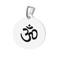 Picture of Om Symbol Pet Tag, Personalized Pet ID Tag, Dog Tag for Pet Lovers, Unique Pet Accessory, Gift for Pet Owners
