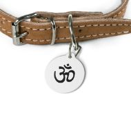Picture of Om Symbol Pet Tag, Personalized Pet ID Tag, Dog Tag for Pet Lovers, Unique Pet Accessory, Gift for Pet Owners
