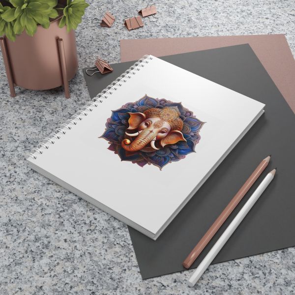 Picture of Ganesha Divine Wisdom Spiral Journal - Mindfulness & Creativity Notebook