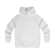 Soulful Om Embrace Hoodie | Zen Yoga & Meditation Sweatshirt - Arctic White - back