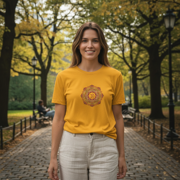 Picture of Divine Flow Sacral Chakra Mandala Tee