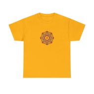 Divine Flow Sacral Chakra Mandala Tee - Gold - front