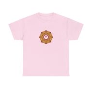 Divine Flow Sacral Chakra Mandala Tee - Light Pink - front