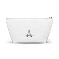 Sacred Journey Spiritual Yoga & Meditation Pouch - White zipper - back
