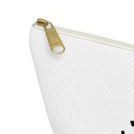 Sacred Journey Spiritual Yoga & Meditation Pouch - White zipper - close up