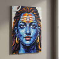 Picture of Mahadev's Gaze: Serene Shiva Canvas Wall Art