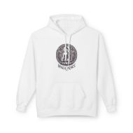 Inner Peace Buddha Hoodie - White - front