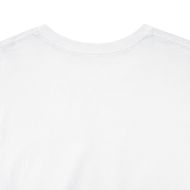 Sacred Om Symbol Yoga & Meditation Tee - White - back collar closeup