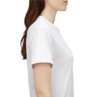 Sacred Om Symbol Yoga & Meditation Tee - White - person 10 sleeve right closeup