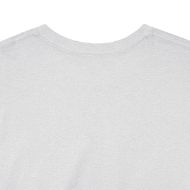 Sacred Om Symbol Yoga & Meditation Tee - Ash - back collar closeup