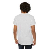 Sacred Om Symbol Yoga & Meditation Tee - Ash - person 7 back