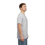 Sacred Om Symbol Yoga & Meditation Tee - Ash - person 9 sleeve right