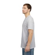 Sacred Om Symbol Yoga & Meditation Tee - Ash - person 9 sleeve left