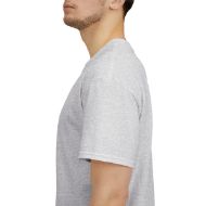 Sacred Om Symbol Yoga & Meditation Tee - Ash - person 9 sleeve left closeup