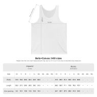 Vibrant Mandala Spiritflow Unisex Tank | Mindful Yoga & Everyday Comfort - White - size chart