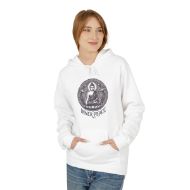 Inner Peace Buddha Hoodie - White - person 1 front