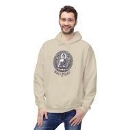 Inner Peace Buddha Hoodie - Sand - person 2 front