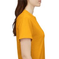 Sacred Om Symbol Yoga & Meditation Tee - Gold - right sleeve