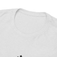 Sacred Om Symbol Yoga & Meditation Tee - Ash - neck