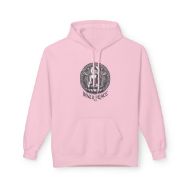 Inner Peace Buddha Hoodie - Light Pink - front