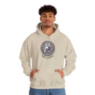 Inner Peace Buddha Hoodie - Sand - person 2
