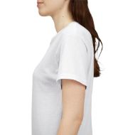 Buddha  Enlightened Spirit Cotton Tee | Zen Meditation & Yoga Shirt - White - person 10 sleeve left closeup