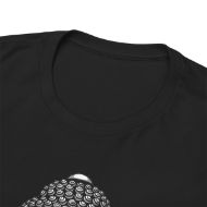 Buddha  Enlightened Spirit Cotton Tee | Zen Meditation & Yoga Shirt - Black - neck