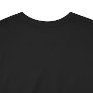 Buddha  Enlightened Spirit Cotton Tee | Zen Meditation & Yoga Shirt - Black - neck outer