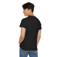 Buddha  Enlightened Spirit Cotton Tee | Zen Meditation & Yoga Shirt - Black - person 8 back