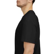 Buddha  Enlightened Spirit Cotton Tee | Zen Meditation & Yoga Shirt - Black - left sleeve