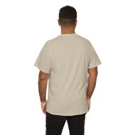 Buddha  Enlightened Spirit Cotton Tee | Zen Meditation & Yoga Shirt - Sand - person 6 back