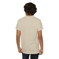 Buddha  Enlightened Spirit Cotton Tee | Zen Meditation & Yoga Shirt - Sand - person 7 back