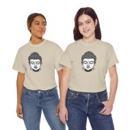 Buddha  Enlightened Spirit Cotton Tee | Zen Meditation & Yoga Shirt - Sand - duo 2
